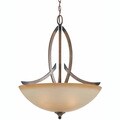 Triarch International 'Olympian' 4-light Torch Bronze Pendant