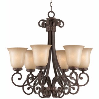 Triarch International Corsica 6-light English Bronze Pendant Chandelier