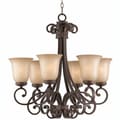Triarch International Corsica 6-light English Bronze Pendant Chandelier