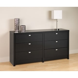 Valhalla Designer Series Black 6-Drawer Dresser