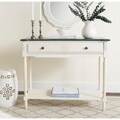 Safavieh Fairford 1-shelf White Console Table