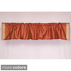 Compare Price Sari Fabric Decorative Valances (India) (Pack of 2)