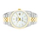 Pre-owned Rolex Men's Datejust Two-tone White Dial Watch