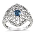 Miadora 10k White Gold 1/2ct TDW Diamond Ring (G-H, I2)