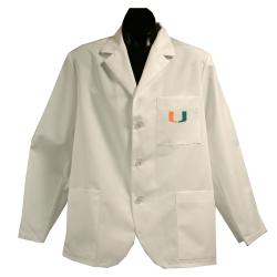 Gelscrubs Unisex NCAA Miami Hurricanes Short Labcoat