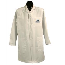 Gelscrubs Unisex NCAA Michigan Wolverines Long Labcoat