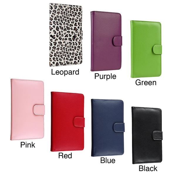 Black Leather Case for Amazon Kindle Fire