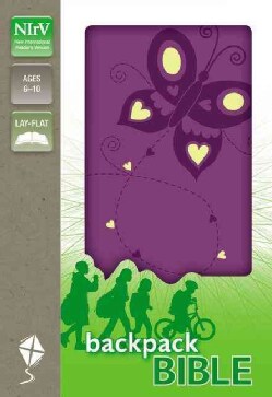 NIRV Backpack Bible: New International Reader's Version, Flutter Purple, Italian Duo-Tone (Paperback)