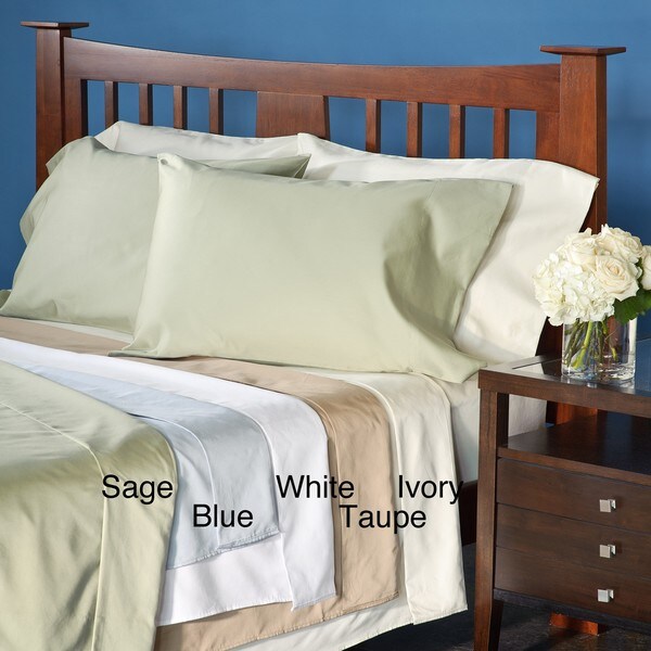 Grand Luxe Egyptian Cotton Sateen 300 Thread Count Solid King size
