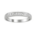 14k White Gold 1/3ct TDW Princess-cut Diamond Wedding Band (I-J, I2-I3)