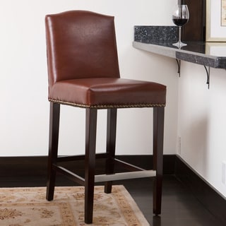 Christopher Knight Home Bolton Brown Bonded Leather Counter Stool
