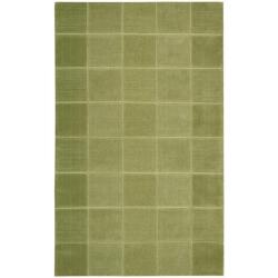 Hand-tufted Westport Green Wool Rug (3'6 x 5'6)