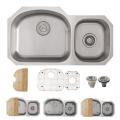 Ticor Stainless Steel 16-gauge Undermount Kitchen Sink
