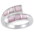 Sterling Silver Pink Mother of Pearl Ring