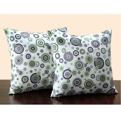 Bubble Print 18-inch Throw Pillows (Set of 2)