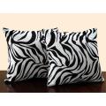 Zebra Print Throw Pillows (Set of 2)