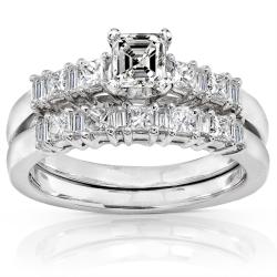 14k Gold 1ct TDW Diamond Bridal Ring Set (H-I, SI1-SI2)