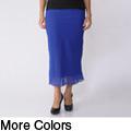 Jody California Women's Long Chiffon Skirt