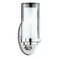 Cylindique 1-Light Chrome Wall Sconce