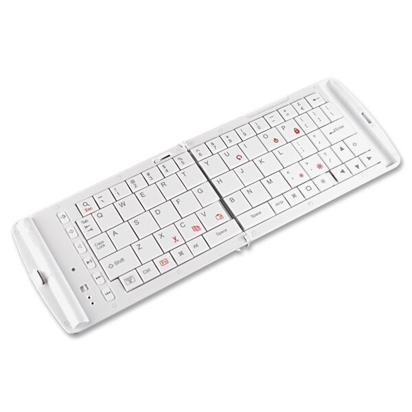 Verbatim Bluetooth Wireless Folding Mobile Keyboard - White