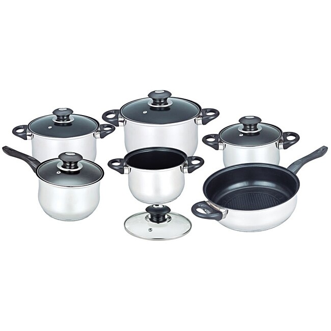 vinaroz 12 vicenza stainless steel cookware set vinaroz 12 vicenza stainless steel cookware set