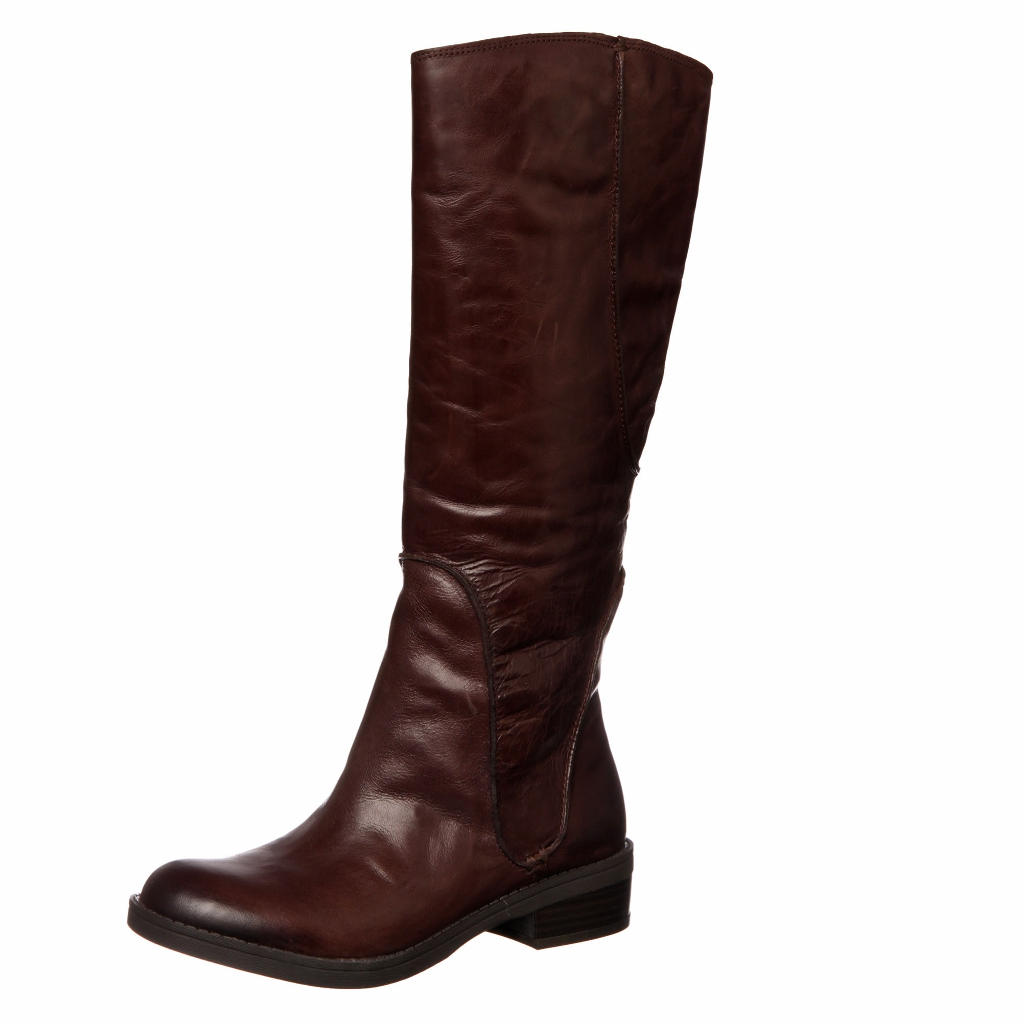 Jessica Simpson Women&#39;s &#39;Victorya&#39; Dark Brown Leather Boots FINAL SALE - Overstock™ Shopping ...