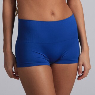Jennifer Intimates Women's Teal High Waist Boyshorts
