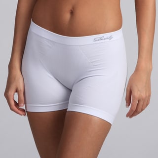 Women's White Lingerie Boyshorts