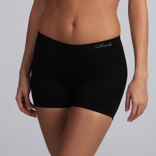 Women's Black Lingerie Boyshorts