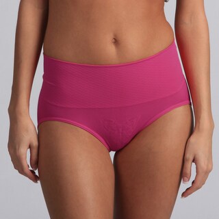 Jennifer Intimates Women's Pink Butterfly Boyshorts