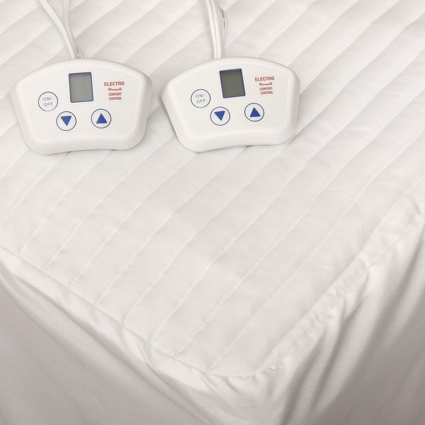 dual control heated mattress pad