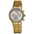 August Steiner Women's Crystal Multifunction Bracelet Watch