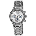 August Steiner Women's Crystal Multifunction Bracelet Watch