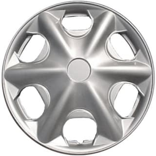 Design Silver ABS 15-Inch Premium Hub Caps (Set of 4)-Image