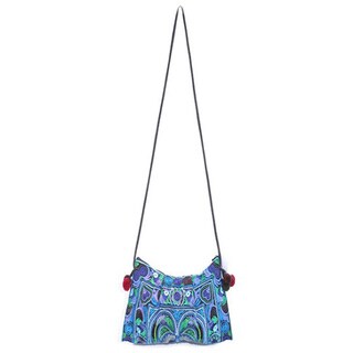 Cotton Leyla 'Bluest Blue' Purse (Thailand)