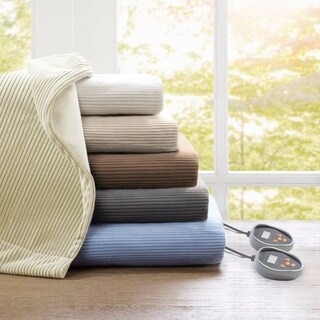 Beautyrest Ribbed Microfleece Twin-size Heated Blanket