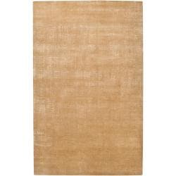 Compare Price Julie Cohn Hand Knotted Armour Abstract Design Wool Rug (8' x 11')