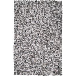 Hot Deal Hand-woven Canistota New Zealand Felted Wool Stone Look Textured Rug (5' x 8')