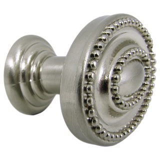 Stone Mill Hardware Satin Nickel Ashton Cabinet Knob (Pack of 10)