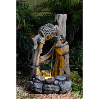 The Rain Forest Illuminated Water Fountain