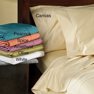 Egyptian Cotton Hemstich Sateen 500 Thread Count Sheet Set