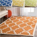 Handmade Luna Marrakesh Trellis Wool Rug (7'6 x 9'6)