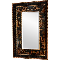 (_ _ ) Black Lacquer Mirror (China)