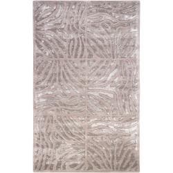 For sale Candice Olson Hand-tufted Zebra Animal Print Clarkston Wool Rug (8' x 11')