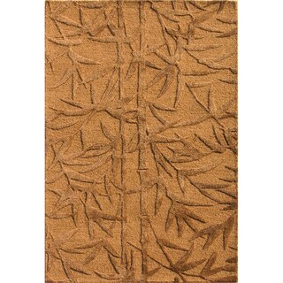 Bamboo Hand Tufted Wool and Art Silk Rug (8' x 11')