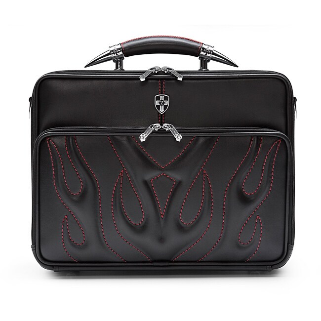 17 inch leather briefcase