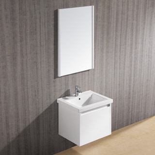 Low Price Vigo 23-inch Bianca Single Bathroom Vanity with Mirror