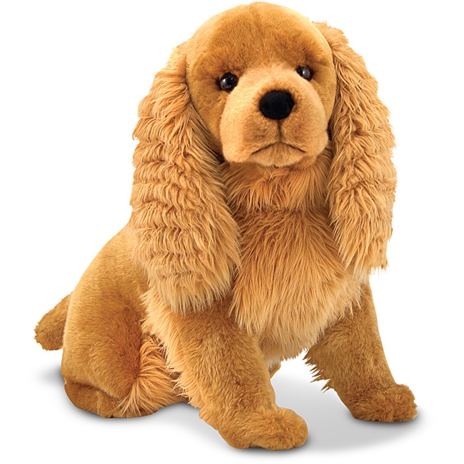 black cocker spaniel plush