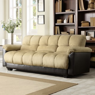 Bento Klic Klac Peat Microfiber Futon Sofa Bed
