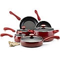 Paula Deen Collection Red Speckle Porcelain Nonstick 15-piece Set
